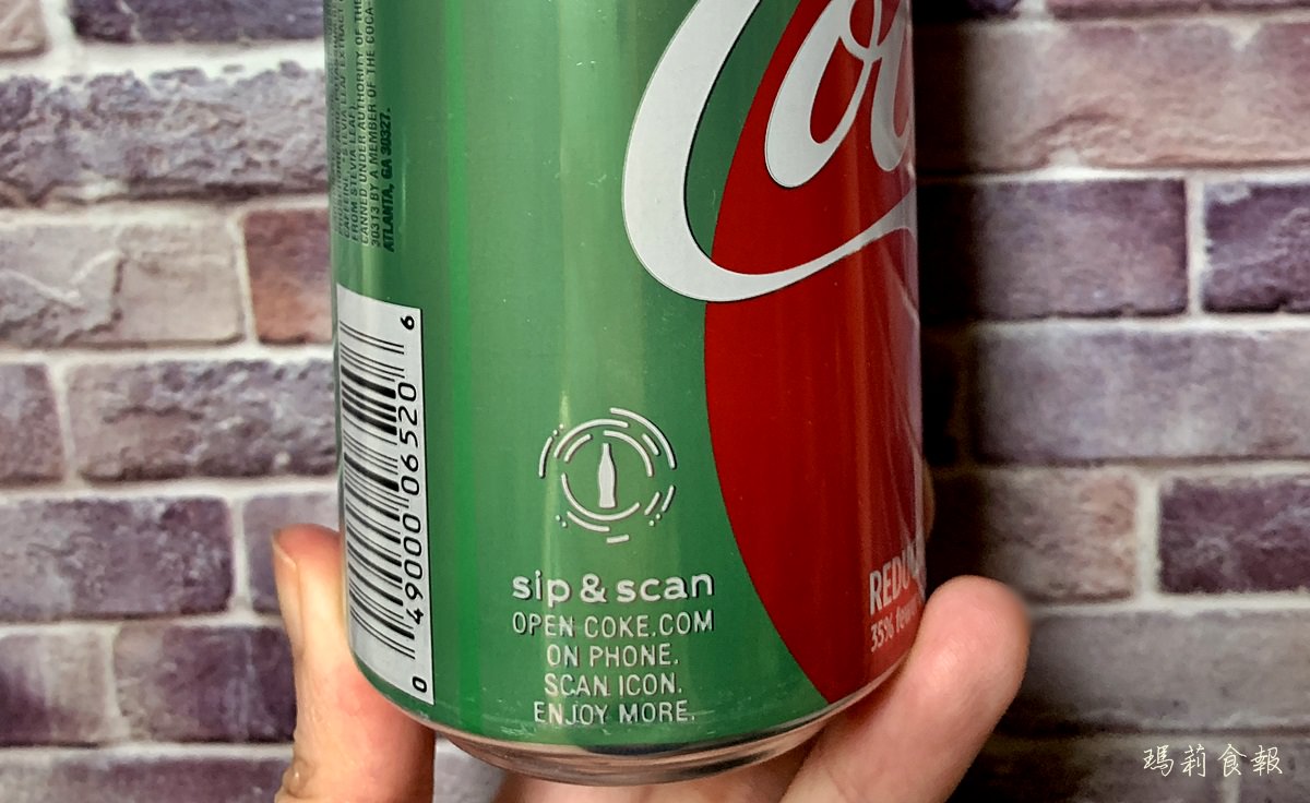 可口可樂綠色限定版的特別標示,Coca-Cola Life,可口可樂,Coca-Cola