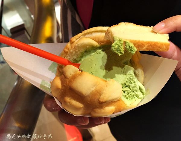 台中西屯冰品｜世界第二好吃的現烤冰淇淋菠蘿麵包＠新光三越中港店